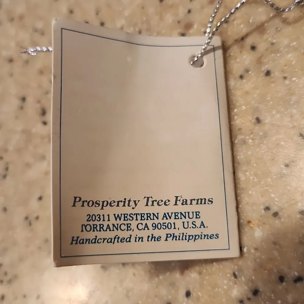 Silver Shell Christmas Ornament Prosperity Tree Farms New